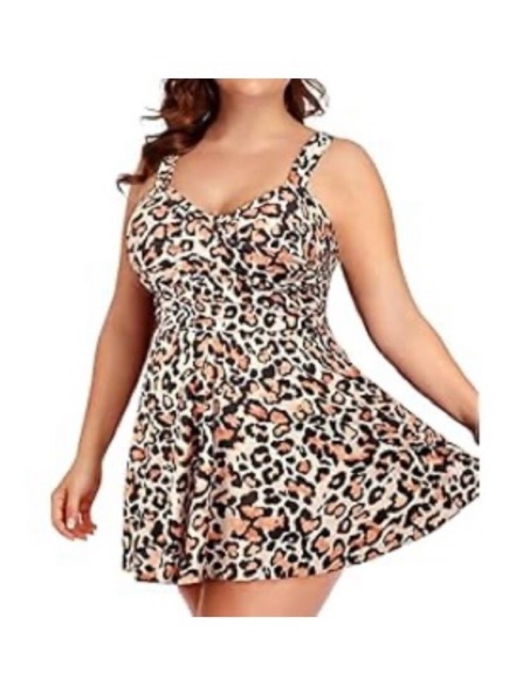 Aqua Eve Plus Size Swim dress for Women size 18W  Plus Size Tankini Swimsuit